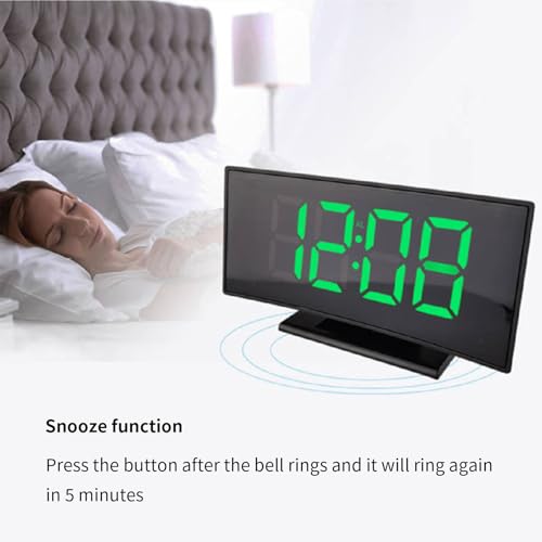 Innovative Alarm Clock with Large Led Screen Automatic Brightness Control Digital for Offices and Home Use Digital Alarm