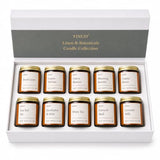 Scented Candle Gift Set, 10 Scents Soy Wax Candles, 35 oz Total