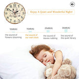 Rustic Wall Clock French Country Vintage 14 Inch Battery Operated Silent Non-Ticking Wooden Wall Clocks Retro Arabic Numerals Animal Hen Style (Gourmet Kitchen)