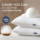 MIULEE 26x26 Euro Pillow Inserts 2 Pack, Throw Pillows for Couch Bed