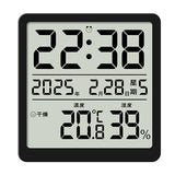 LCD Display Digital Wall Desk Alarm Clock with Time Date Week Temperature Humidity for Home or Use Gift Alarm Clock