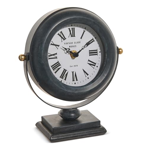 RAZ Imports Vintage Clock, 9-inch Height