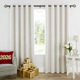 KAMANINA Bronze Curtain Rod 32 to 58 Inch(2.6-4.8ft), Adjustable Curtain Rods for Windows 28 to 48 Inch, 3/4 Inch Splicing Drapery Rods with Twisted Cage Finial (Pack of 2)
