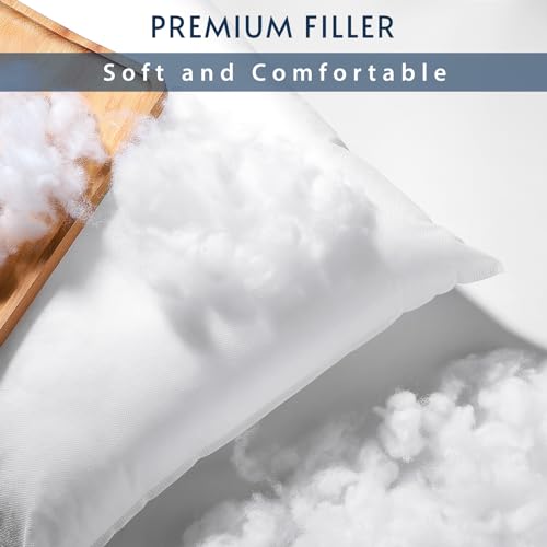 OTOSTAR Pillow Insert 16x24 Inch, Decorative Rectangle Throw Pillow Inserts, Premium Fluffy Pillow Forms Sham Stuffer for Sofa Bed Couch Living Room- Indoor