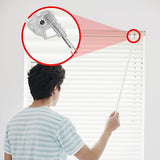 Amazing Drapery Hardware Low Profile Wand Tilter, Set of 2 - Durable Metal Construction, Heavy Duty Hexagon Gear/Hook Connection - Clear Blind Tilt Mechanism for 2" Horizontal Blinds