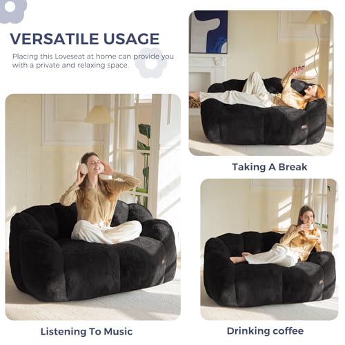 MAXYOYO Bean Bag Chair for Adults, Floral Shaped Bean Bag Sofa