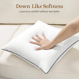 puredown® 12x20 Pillow Inserts Set of 2, Fluffy Overfilled Down Alternative Lumbar Pillows, Soft Plush Decorative Throw Pillows for Couch, Sofa, Bed and Home Decor