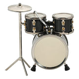 Broadway Gifts 3.2" Black Wood and Brass Drum Set Ornament Decoration | Hand-Crafted Wooden Drums Christmas Ornament in Gift Box for Drummer or Musician