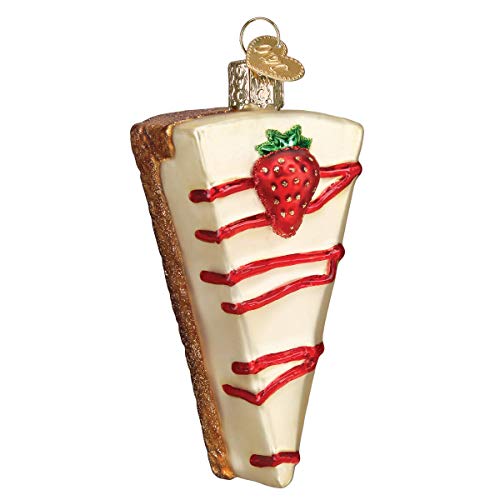 Old World Christmas Cheesecake Glass Blown Ornaments for Christmas Tree