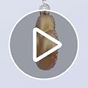 Old World Christmas Pretzel Glass Blown Ornament for Christmas Tree, Handcrafted Holiday Decoration, Food Collection