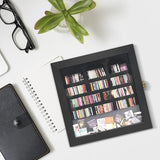 Anxiety Bookshelf Mini Books Display, Black | Stress Relief and Fun Decor, Decorative Miniature Library, For Book Lovers, For Home Decor, Office Decor, Thoughtful Gift