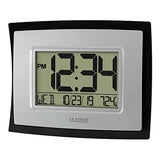 La Crosse Technology Wall/Table Clock, 6.85-inch H x 8.66-inch W x 0.95-inch D (WT-8002U) (WT-8002U-INT)