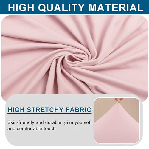 WOMACO Printed Office Chair Covers, Stretch Computer Chair Cover Universal Boss Chair Covers Modern Simplism Style High Back Chair Slipcover - Pink, X-Large