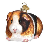 Old World Christmas Guinea Pig Glass Blown Ornament for Christmas Tree, Handcrafted Holiday Decoration, Pet Collection