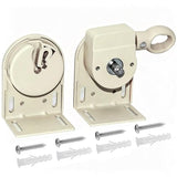 Universal Replacement Installation Accessories for Indoor/Outdoor Sunshade and Roller Blinds(Crodless Bracket)