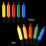 100 Count 2.5V Christmas 50/100/150/200 Count Mini Incandescent Wire String Lights Replacement Bulbs Indoor Outdoor Christmas Lights Decorations for Home Xmas Tree (Red, Yellow, Blue, Green, Orange)