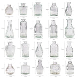 80 Pcs Bud Vase Set, Vases for Centerpieces, Cute Glass Bud Vases in Bulk, Small Vases for Flowers, Clear Vase Set for Wedding Decorations, Home Table Flower Décor