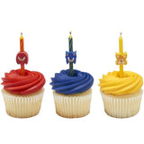 Sonic The Hedgehog Cake Candles | 6 Birthday Cake Candles Featuring Sonic, Knuckles, & Tails, for Sonic Party