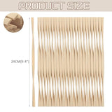 25PCS Volatile Sticks Reed Diffuser Sticks 7mm x 9.45 Inch Twisted, Natural Aroma Essential Oil Refill Replacement for Home Fragrance, Artistic Shape for Larger Air Contact
