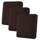 H.VERSAILTEX Stretch 6 Piece Cushion Sofa Slipcovers,Brown