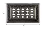 Evergreen Sassafras Doormat Insert Bundle & Tray Set of 5, Spring Summer Fall Winter Interchangeable Entrance Door mats Indoor and Outdoor Welcome Mat 30 x 18 Tray Non Slip Backing Low Profile