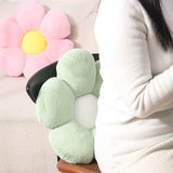 17.7 Inch Purple Flower Pillow – Daisy Shaped Cute Decorative Throw Pillow, Soft Floral Seating Cushion Floor Pillows for Sofa, Bed, Chair & Room Decorations for Home