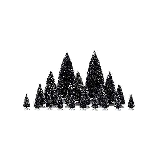 Lemax Village Accessory Assorted Pine Trees, Green