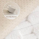 MYSKY HOME 100% Waterproof Couch Cover for Dogs, Plush Pet Couch Covers for Sofa Washable, Couch Covers for 3 Cushion Sofa Pet Friendly, Non-Slip Durable Sofa Cover Slipcover Protector, Cream, 35"x83"