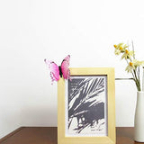 60PCS Butterfly Wall Decals - 3D Butterflies Decor for Wall Removable Mural Stickers Home Decoration Kids Room Bedroom Decor (Pink)
