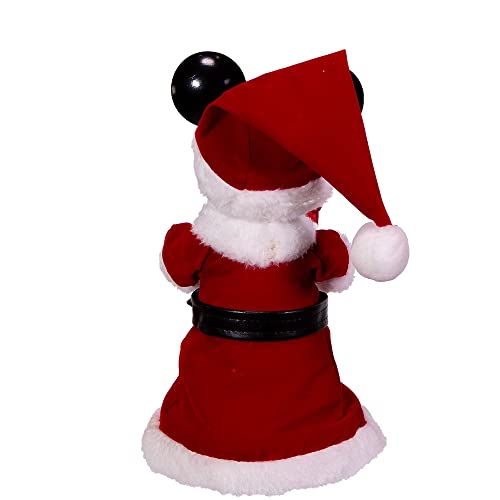 Kurt Adler 10-Inch Mickey Mouse Treetop/Tablepiece with Bendable Arms