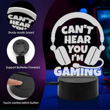 Fathers Day Dad Son Gifts for Teen Boys Girls Year Old Teenager Gifts Him Boyfriend Husband Birthday Gamer Gift Son Brother LED Light Up Acrylic Gaming Lamp Christmas Stocking Stuffers Easter Basket