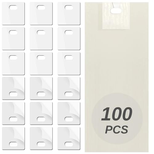 Anyongora 100Pcs Vertical Blinds Replacement Slats Repair Kit – Transparent PVC Tabs with Strong Adhesive – No Tools Needed, Easy Fix for Home, Office, Rental, and DIY Window Blind Repairs