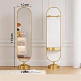 Floor Luxury Full-Length Mirror Home Use Women's Bedroom Floor-Standing Dressing Rotatable Mirror