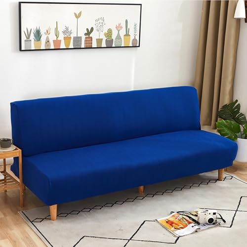 Stretch Futon Cover Futon Mattress Couch Cover for Futon Armless Futon Slipcover Sofa Bed Furniture Protector Covers with Elastic Bottom for Kids, Pets Machine Washable,10,M