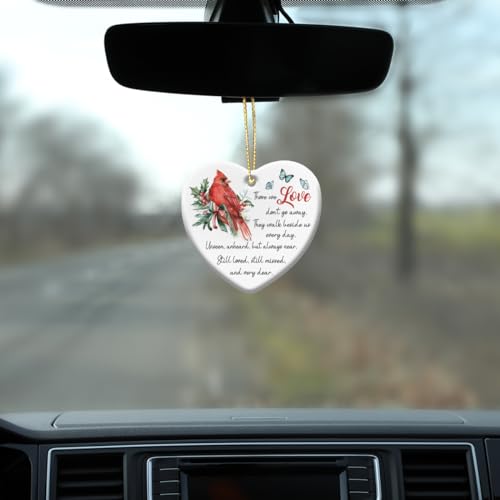 Cardinal Memorial Christmas Ornament Keepsakes - Sympathy, Bereavement Gifts for Loss of Loved One, Condolences Gift, in Loving Memory of Mother, Father, Son, Daughter, Brother, Husband