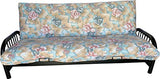 Futon Mattress Covers, Slipcovers, Bed Covering, 100% Cotton (Twin, Full, Queen) (Flower #17, Twin Splits 6 x 39 x 54 & 6 x 21 x 39)