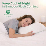 Premium Standard 20''x 26'' Waterproof Pillow Protector Covers - Zippered Pillowcase, Set of 2 Standard Size