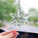 Annual Edition Ornament 2026, Crystal Glass Snowflake Christmas Ornaments | Sparkly Crystal Star Ornaments For Christmas Tree, Elegant Cute Christmas Ornaments Gift For Women, Unique Xmas Ornament