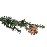 Vickerman 42" Caramel Pine Artificial Christmas Tree Unlit- Featuring 1241 PVC Tips - Pine Cone Accented - Seasonal Indoor Home Decor with Decorative Burlap Base
