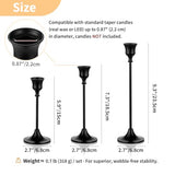 NUPTIO Halloween Candle Holder for Candlestick: Solid Aluminum - Set of 6