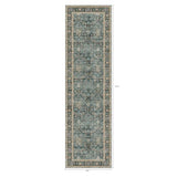 Hallway Washable 3x10  Runner Rug, Vintage Non-Slip Low Pile Rugs