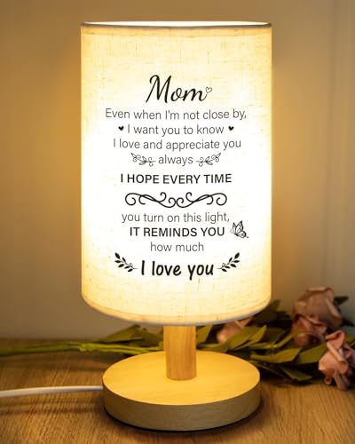 Mothers Day Gifts for Mom, Unique Mom Birthday Gifts from Daughter Son, Mom Gifts for Mother's Day from Daughter Son, Beautiful Mother Lamp Gifts for Bedroom Home Decoration