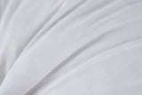 Set of 2, 95% Feather 5% Down 18 Inch Round Decorative Pillow Insert, Cotton Cover, White, Set of 2