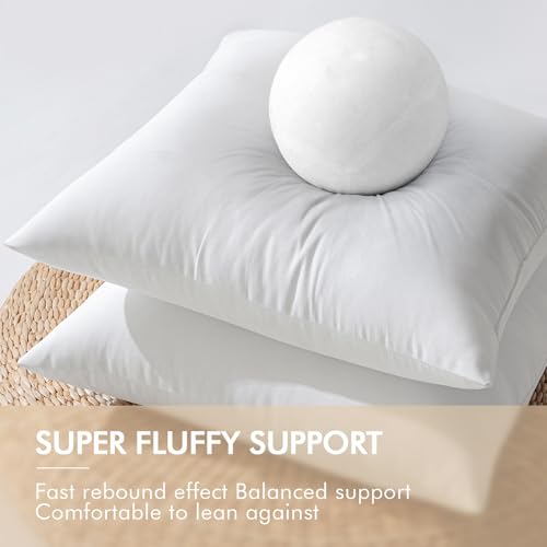 MIULEE 12x20 Inch Outdoor Pillow Insert Waterproof Decorative Throw Pillow Insert, Rectangle Lumbar Garden Pillow Form for Patio Sofa Couch