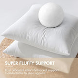 MIULEE 12x20 Inch Outdoor Pillow Insert Waterproof Decorative Throw Pillow Insert, Rectangle Lumbar Garden Pillow Form for Patio Sofa Couch