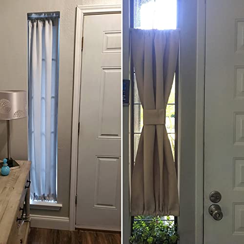 KXLife 2 Pack Smallest Spring Tension Curtain Rod 5.25 to 7.5 Inch Adjustable, Mini Thin Tension Rod No Drill for Narrow Window, Cupboard Dividers, White