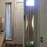 KXLife 2 Pack Smallest Spring Tension Curtain Rod 5.25 to 7.5 Inch Adjustable, Mini Thin Tension Rod No Drill for Narrow Window, Cupboard Dividers, White