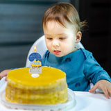 2st Birthday Number Candles for School Bus Blue and Silver Birthday Decorations for Boys for Cakes, Parties, Anniversary Celebrations, Bakery Decorations (Number-02)