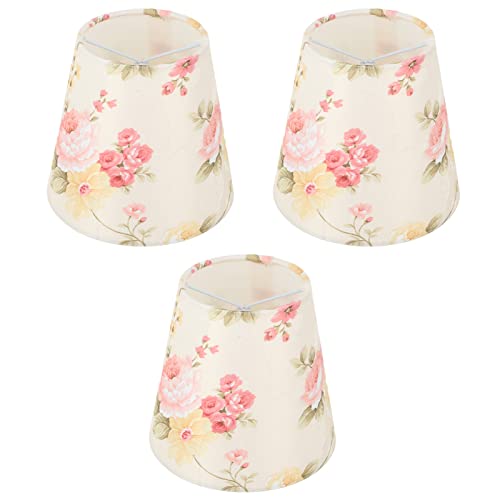 Floral Lampshade, Table Lamp Shade Clip On Lamp Shade Cloth Chandelier Floor Lamp Colorful Lamp Shade for Home