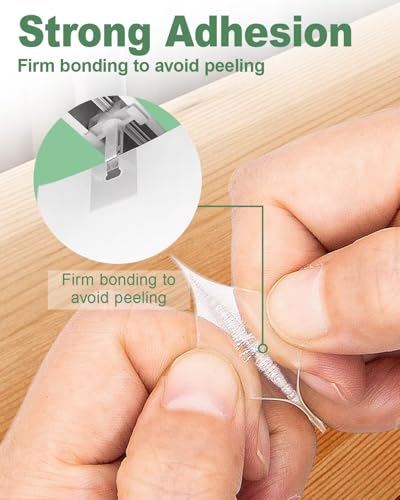 Anyongora 100Pcs Vertical Blinds Replacement Slats Repair Kit – Transparent PVC Tabs with Strong Adhesive – No Tools Needed, Easy Fix for Home, Office, Rental, and DIY Window Blind Repairs